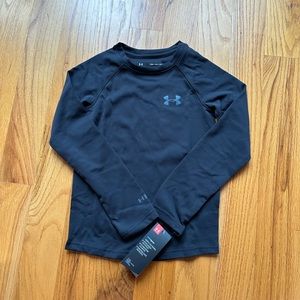 Youth kids base 2.0 active coldgear black base layer size xs
